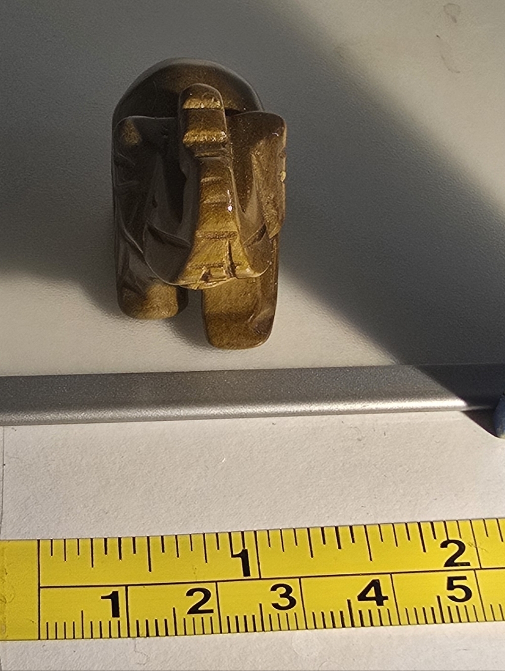 Tiger Eye Elephant Crystal Gemstone - Picture 4 of 5